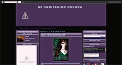 Desktop Screenshot of mi-habitacion-oscura.blogspot.com
