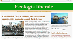 Desktop Screenshot of ecologia-liberale.blogspot.com