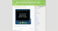 Desktop Screenshot of freelivesportsstreams.blogspot.com