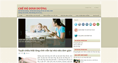 Desktop Screenshot of chedodinhduong24h.blogspot.com