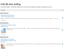 Tablet Screenshot of chedodinhduong24h.blogspot.com
