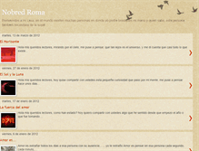 Tablet Screenshot of nobredroma.blogspot.com