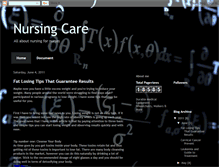 Tablet Screenshot of nursingtocare.blogspot.com