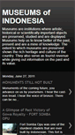 Mobile Screenshot of museumsofindonesia.blogspot.com