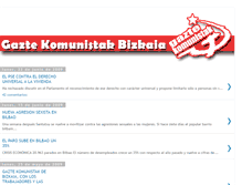 Tablet Screenshot of gaztekomunistakbizkaia.blogspot.com