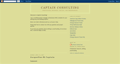 Desktop Screenshot of captainconsulting.blogspot.com