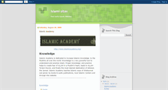 Desktop Screenshot of islami-websites.blogspot.com