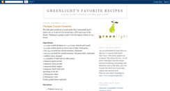 Desktop Screenshot of greenlightrecipes.blogspot.com