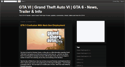 Desktop Screenshot of gta6game.blogspot.com