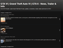 Tablet Screenshot of gta6game.blogspot.com