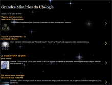 Tablet Screenshot of grandesmisteriosdaufologia.blogspot.com