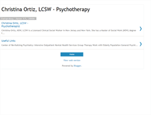 Tablet Screenshot of christina-ortiz-lcsw-psychotherapy.blogspot.com