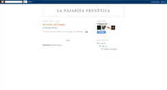 Desktop Screenshot of lapajaritafrenetica.blogspot.com