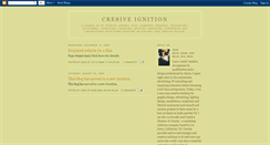 Desktop Screenshot of cre8iveignition.blogspot.com