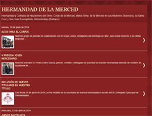 Tablet Screenshot of hermandaddelamerced.blogspot.com