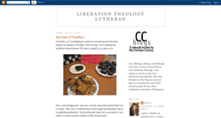 Desktop Screenshot of liberationtheologylutheran.blogspot.com