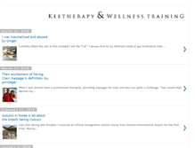 Tablet Screenshot of keetherapyandwellnesstraining.blogspot.com
