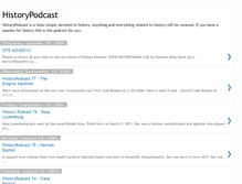 Tablet Screenshot of historypodcast.blogspot.com