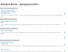 Tablet Screenshot of georginabutler-georgiejournalism.blogspot.com