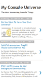 Mobile Screenshot of myconsoleuniverse.blogspot.com