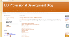 Desktop Screenshot of lisprofessionaldevelopment.blogspot.com