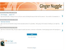 Tablet Screenshot of gingernuggle.blogspot.com