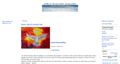 Desktop Screenshot of chapelholyspirit.blogspot.com