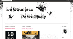 Desktop Screenshot of lecountessdecuriosity.blogspot.com