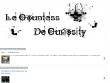 Tablet Screenshot of lecountessdecuriosity.blogspot.com