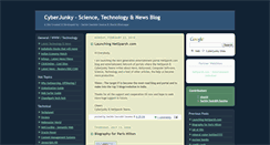 Desktop Screenshot of cyberjunky.blogspot.com
