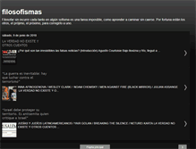 Tablet Screenshot of filosofismas.blogspot.com