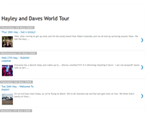 Tablet Screenshot of hayleyanddavesamazingadventure.blogspot.com