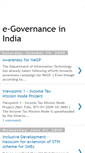 Mobile Screenshot of indiaegov.blogspot.com