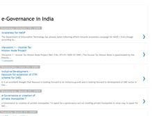 Tablet Screenshot of indiaegov.blogspot.com