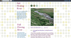 Desktop Screenshot of fullflowingriver.blogspot.com