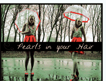 Tablet Screenshot of pearls-in-your-hair.blogspot.com