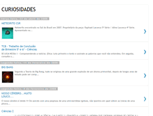 Tablet Screenshot of curiosidadessaoraphael.blogspot.com