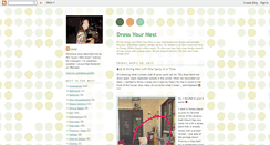Desktop Screenshot of dressyournest.blogspot.com