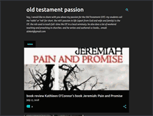 Tablet Screenshot of oldtestamentpassion.blogspot.com