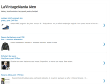 Tablet Screenshot of lavintagemaniamen.blogspot.com