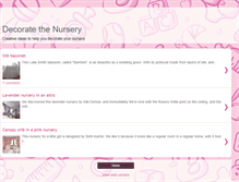 Tablet Screenshot of decorate-the-nursery.blogspot.com