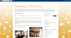 Desktop Screenshot of dancinginnutflour.blogspot.com