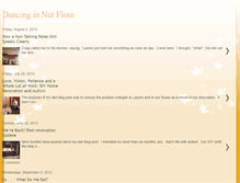 Tablet Screenshot of dancinginnutflour.blogspot.com