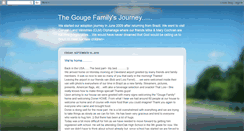 Desktop Screenshot of gougefamilyjourney.blogspot.com