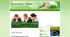 Desktop Screenshot of insuranceopen.blogspot.com