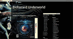 Desktop Screenshot of biohazard-underworld.blogspot.com