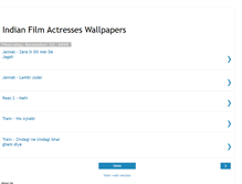 Tablet Screenshot of indianfilmactresswallpapers.blogspot.com