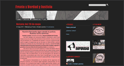 Desktop Screenshot of frentexverdadyjusticia.blogspot.com