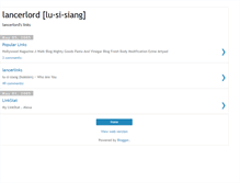 Tablet Screenshot of lancerlord-lu-si-siang.blogspot.com