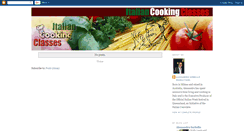 Desktop Screenshot of italiancookingclasses.blogspot.com